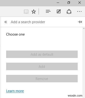 Thay đổi nhà cung cấp dịch vụ tìm kiếm mặc định trong Microsoft Edge thành Google 