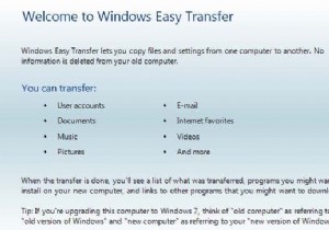 Chuyển tệp từ Windows XP, Vista, 7 hoặc 8 sang Windows 10 bằng Windows Easy Transfer 