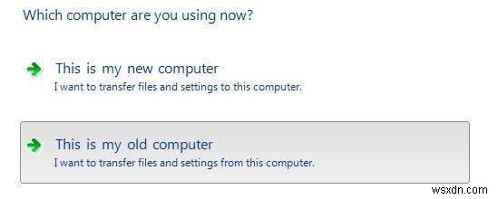 Chuyển tệp từ Windows XP, Vista, 7 hoặc 8 sang Windows 10 bằng Windows Easy Transfer 