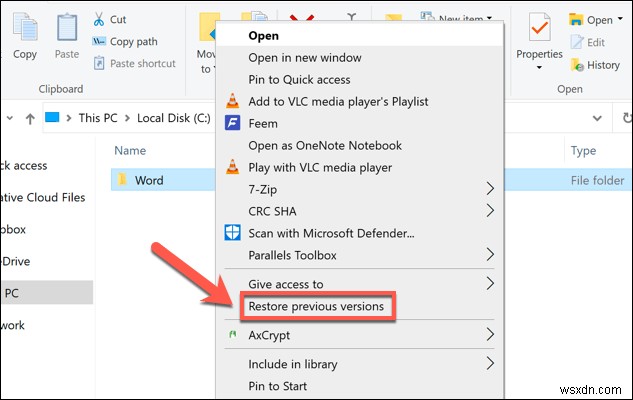 Cách khôi phục các phiên bản trước của tệp trong Windows 10 