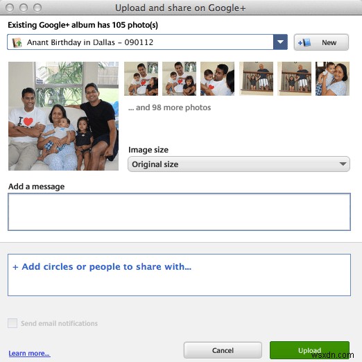 Cách thiết lập Picasa với Google+ Ảnh