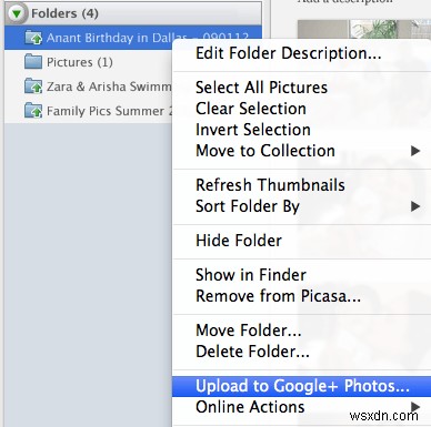 Cách thiết lập Picasa với Google+ Ảnh