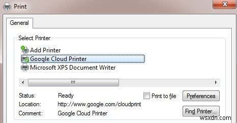 Google Cloud Print - Hướng dẫn đầy đủ