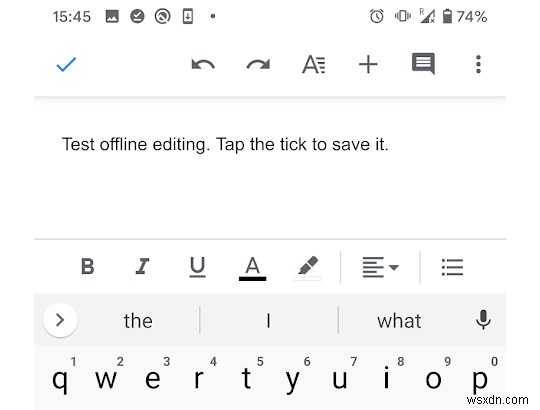 Mẹo sử dụng Google Documents trên thiết bị di động của bạn