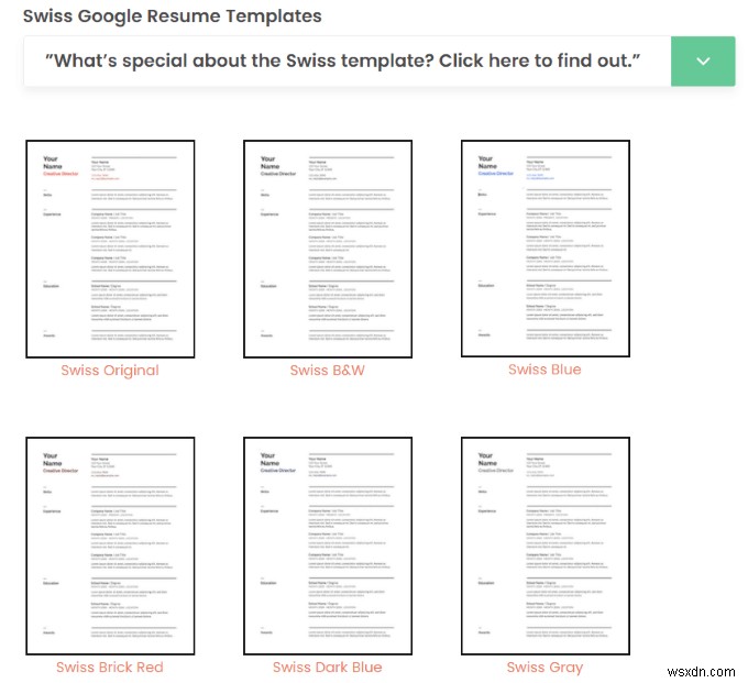 3 trang web để tìm mẫu sơ yếu lý lịch miễn phí trên Google Documents