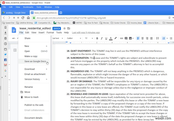 Cách chuyển đổi định dạng PDF sang Google Documents