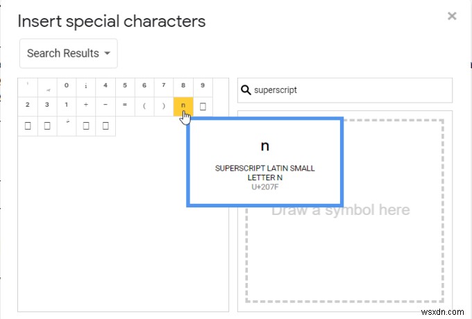 Cách thực hiện Subscript &Superscript trong Google Documents