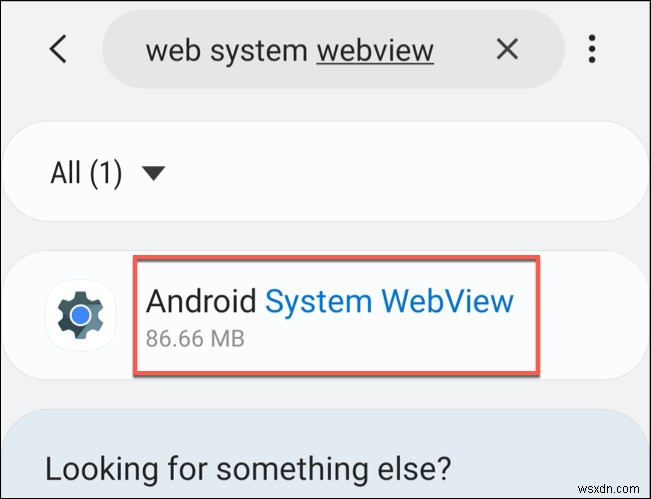 WebView của hệ thống Android là gì?