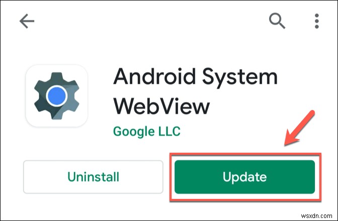 WebView của hệ thống Android là gì?