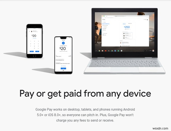 Cách gửi tiền qua email với Google Pay