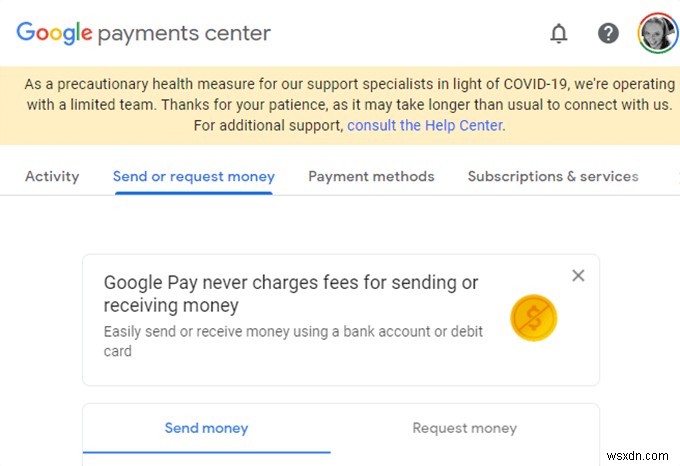 Cách gửi tiền qua email với Google Pay