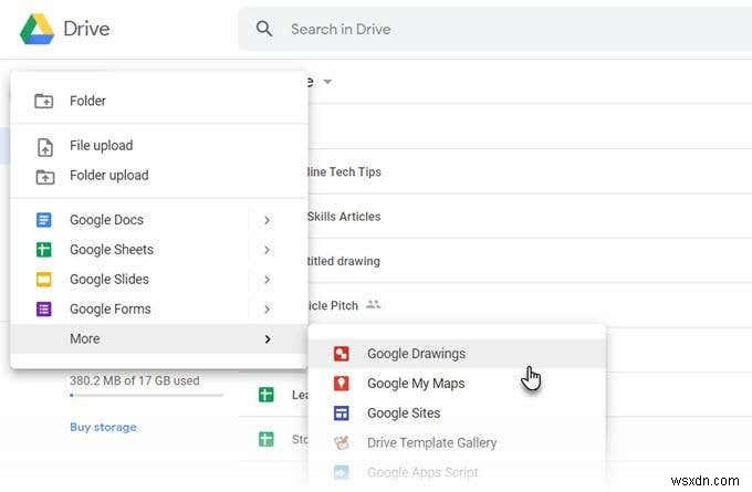 Cách tạo danh thiếp trong Google Drive