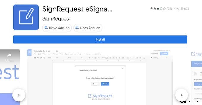 Cách chèn chữ ký vào Google Documents