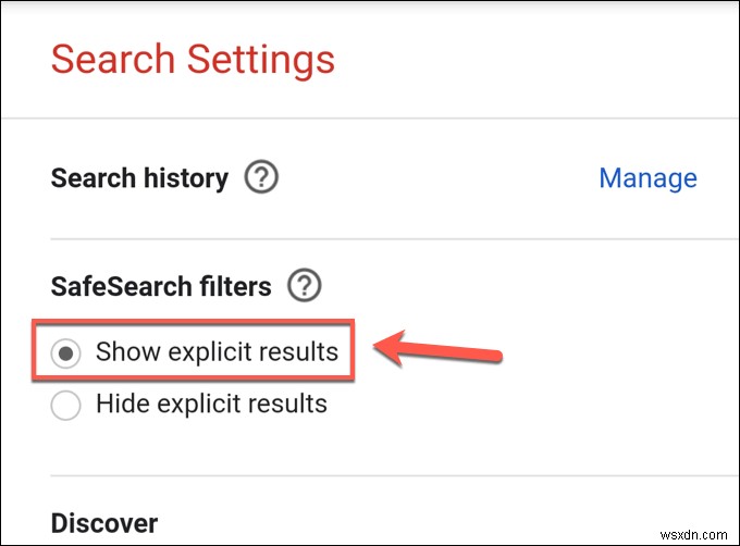 Cách tắt Tìm kiếm an toàn của Google