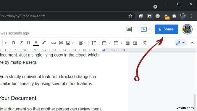 Cách theo dõi các thay đổi trong Google Documents