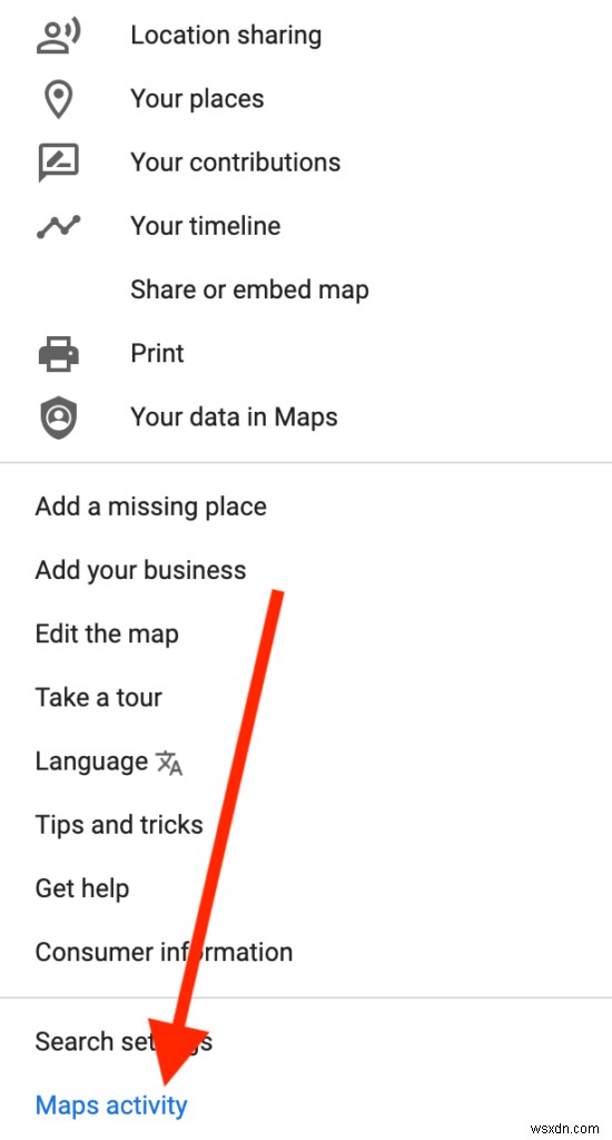 Cách xem lịch sử tìm kiếm trên Google Maps của bạn