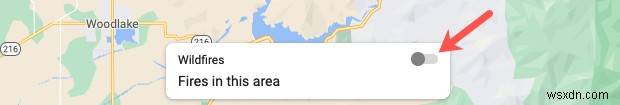 Cách sử dụng theo dõi cháy rừng của Google Maps