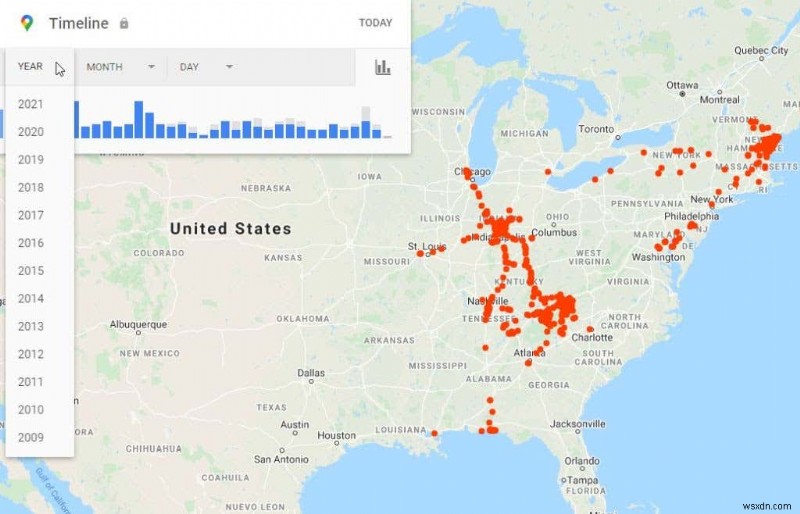 Lịch sử vị trí trên Google Maps:5 điều hữu ích bạn có thể làm với nó