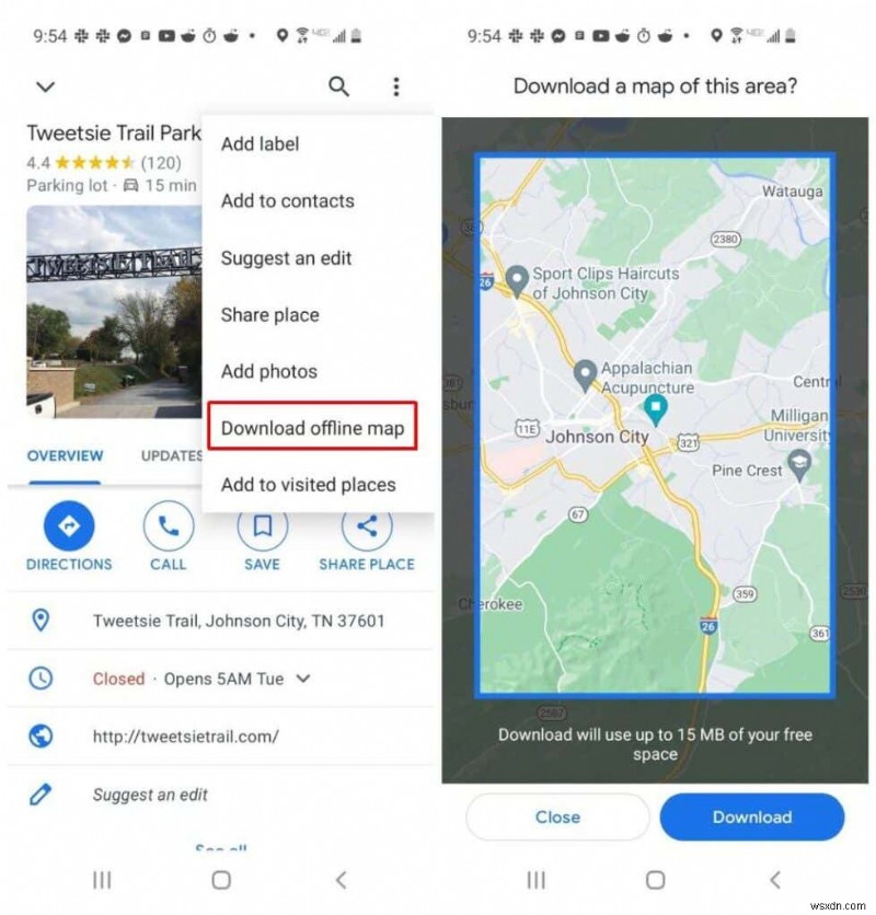 Cách tải xuống bản đồ trên Google Maps để xem ngoại tuyến