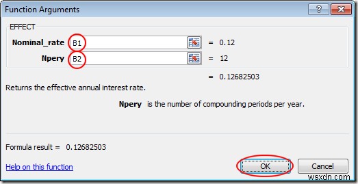 Sử dụng Excel để tìm ra lãi suất hiệu quả từ lãi suất danh nghĩa