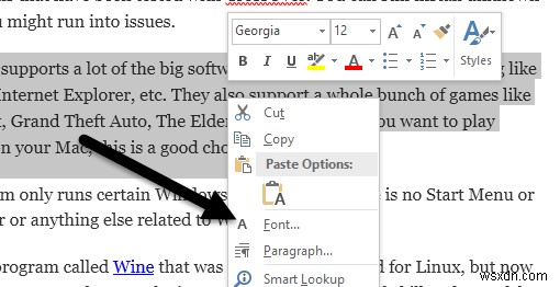 Chuyển văn bản Caps Lock trở lại bình thường trong MS Word 