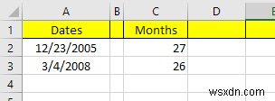 Cách trừ ngày trong Excel 