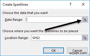 Cách sử dụng Sparklines trong Excel 