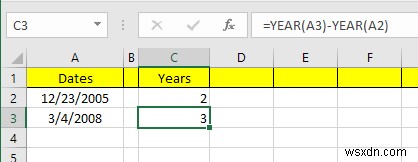 Cách trừ ngày trong Excel 