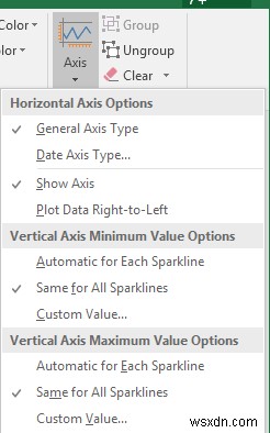 Cách sử dụng Sparklines trong Excel 