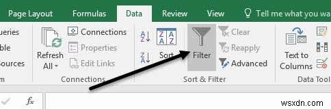 Cách lọc dữ liệu trong Excel 