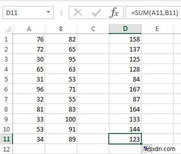 Sử dụng hàm tóm tắt để tóm tắt dữ liệu trong Excel