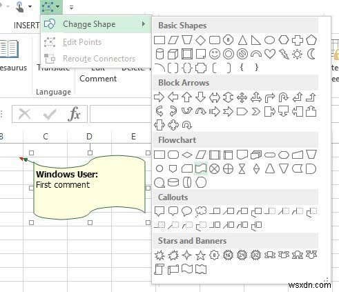 Cách thêm nhận xét vào ô trang tính Excel