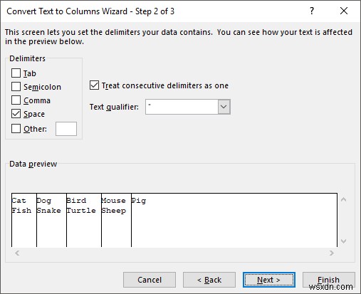 Cách tách biệt họ và tên trong Excel