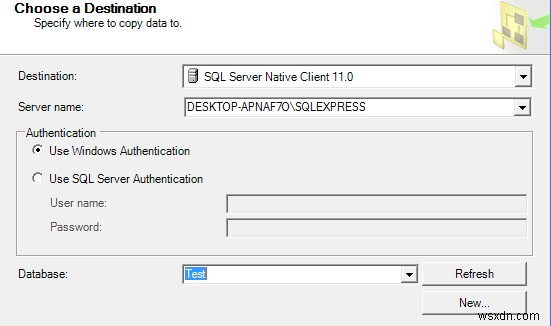 Di chuyển dữ liệu từ MS Access sang Cơ sở dữ liệu SQL Server