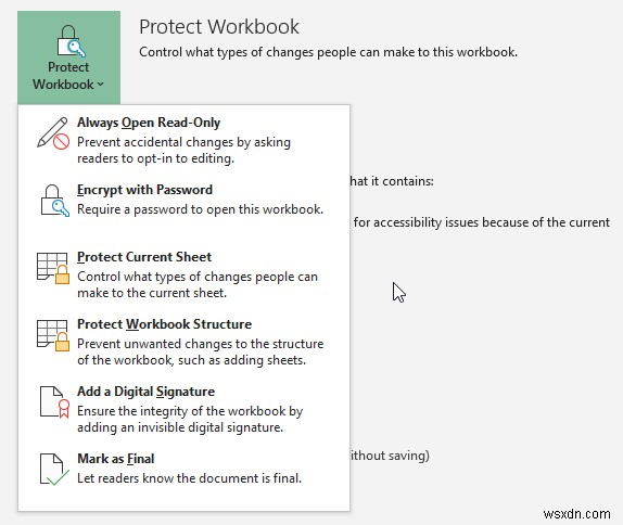 Cách bảo vệ mật khẩu an toàn cho tệp Excel