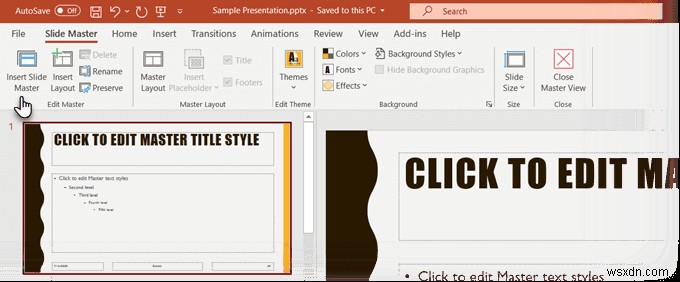 Cách sử dụng Slide Master trong Microsoft PowerPoint