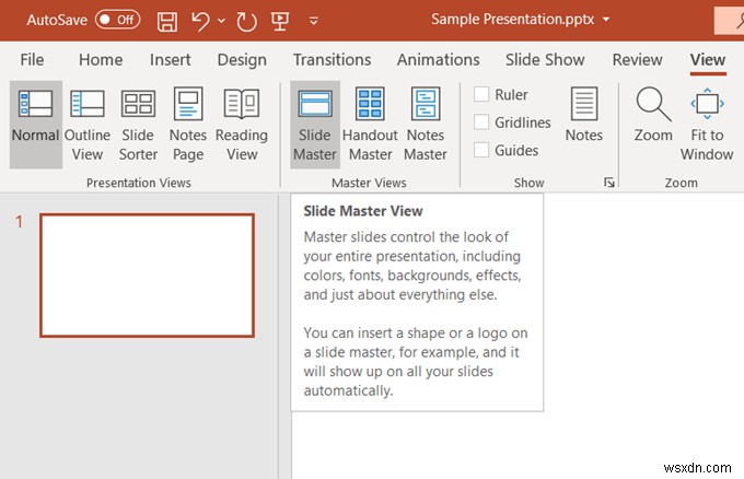 Cách sử dụng Slide Master trong Microsoft PowerPoint