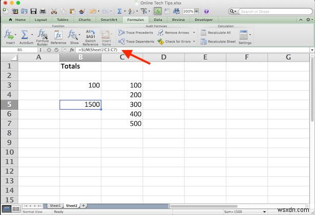 Liên kết các ô giữa Trang tính và Sổ làm việc trong Excel