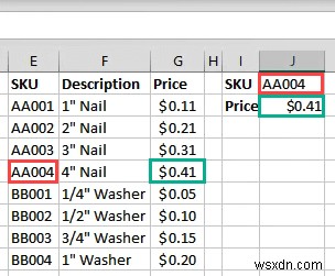 Cách tìm các giá trị phù hợp trong Excel 