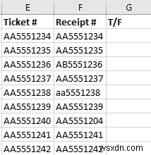 Cách tìm các giá trị phù hợp trong Excel 