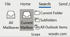 Tìm kiếm Email Outlook theo Người gửi, Ngày, Từ khóa, Kích thước và hơn thế nữa 