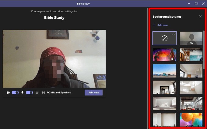 Cách thay đổi nền trong Microsoft Teams