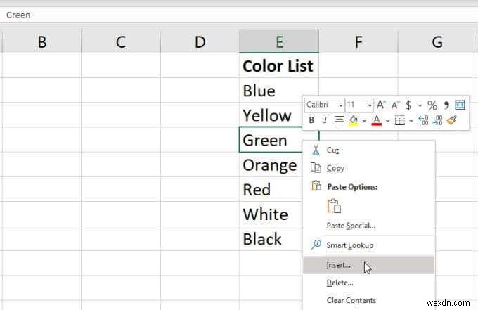 Cách tạo danh sách thả xuống trong Excel