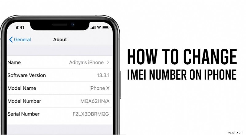 Cách thay đổi số IMEI trên iPhone