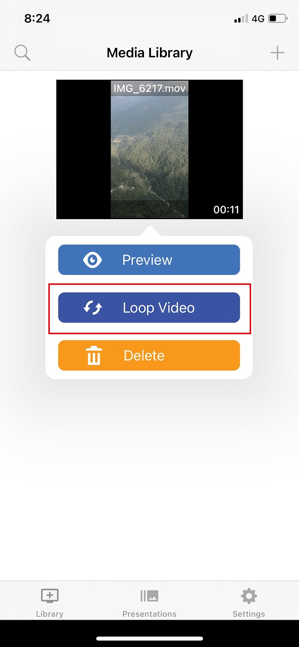 Cách phát video trong vòng lặp trên Android hoặc iOS