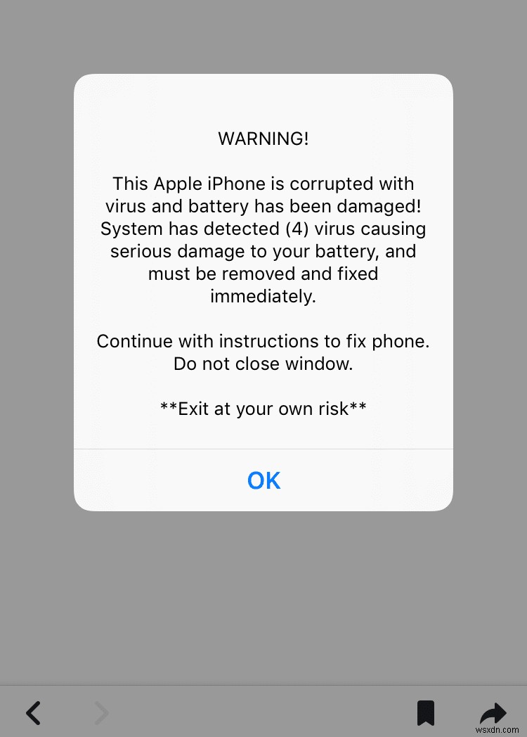 Cách khắc phục thông báo cảnh báo vi-rút của Apple 