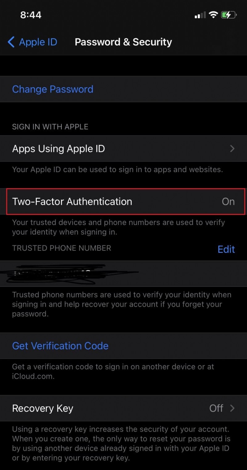 Xác thực hai yếu tố Apple ID