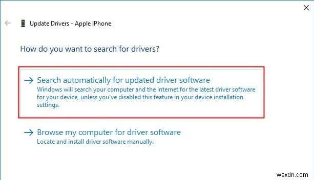 Sửa máy tính không nhận iPhone 