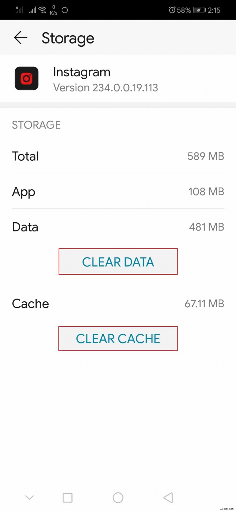 Cách xóa bộ nhớ cache của Instagram trên Android và iOS