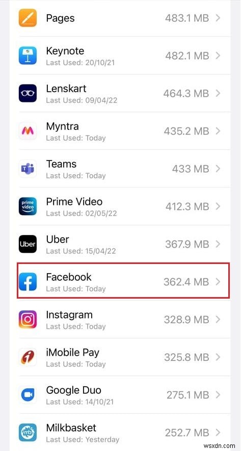 Cách xóa bộ nhớ cache trên Facebook